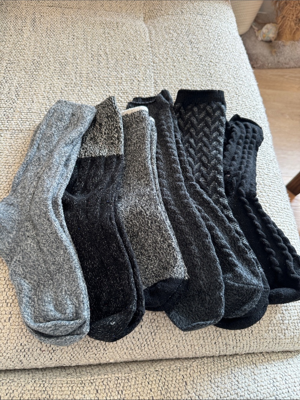 Bundle of six socks